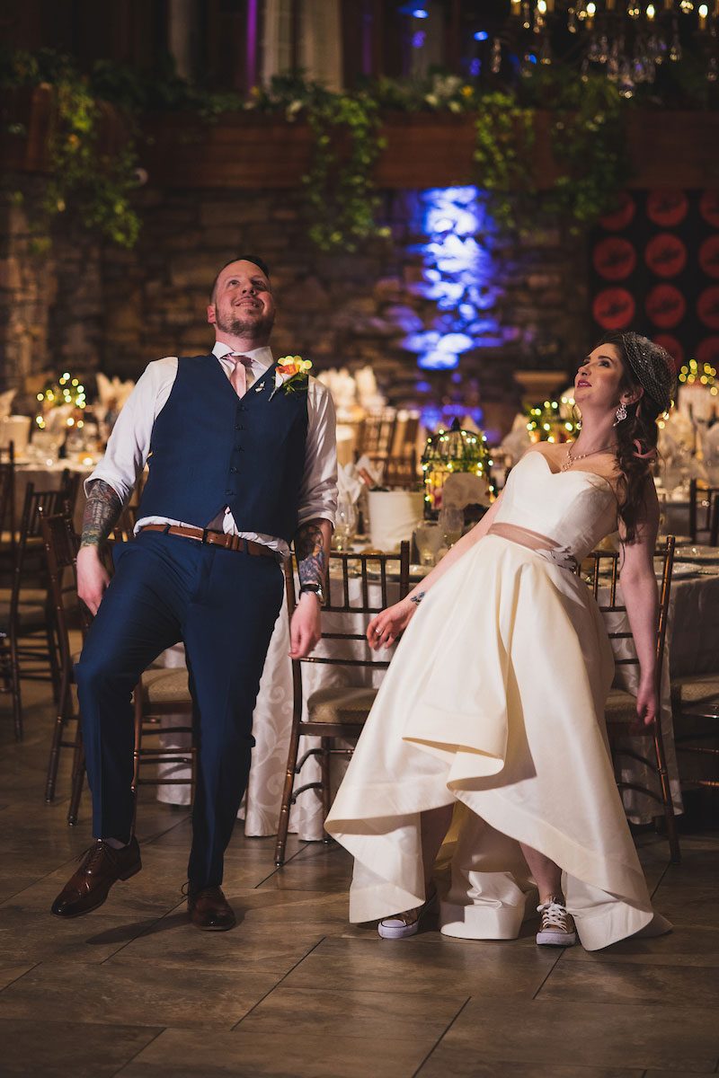 Movies & mayhem at this joyful pop culture wedding (feat. a flower man!)