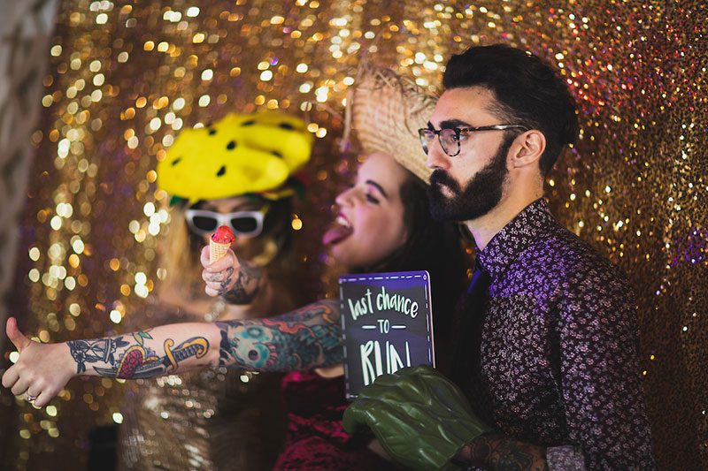 Movies & mayhem at this joyful pop culture wedding (feat. a flower man!)