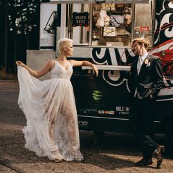 IMG 6792 - Don't miss the mohawk and sheer dress at this chic wedding inspiration mohawk wedding inspiration
