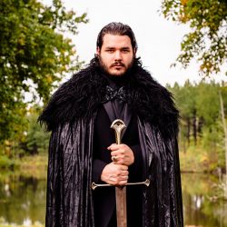 Jon Snow & Ygritte's happy ending: Game of Thrones wedding inspiration (with real "direwolf!")