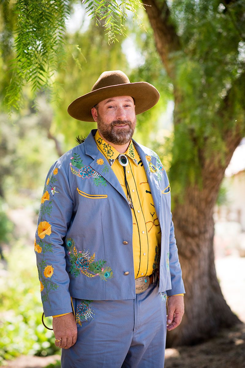 Tip a hat to this peacock, cowboys, and cacti wedding in San Diego
