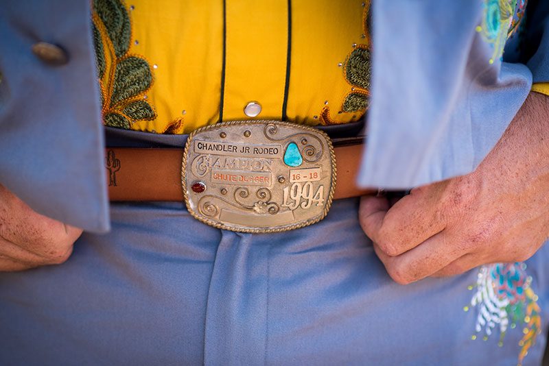 Tip a hat to this peacock, cowboys, and cacti wedding in San Diego