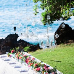 Lin Lin AngelaNelsonPhotography VibrantKukahikoEstateWedding0007 big - Pink skies and a pink dress at this glowing beach wedding in Maui Pink skies and a pink dress at this glowing Maui beach wedding
