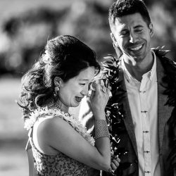 Lin Lin AngelaNelsonPhotography VibrantKukahikoEstateWedding0029 big - Pink skies and a pink dress at this glowing beach wedding in Maui Pink skies and a pink dress at this glowing beach wedding in Maui