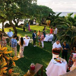 Lin Lin AngelaNelsonPhotography VibrantKukahikoEstateWedding0032 big - Pink skies and a pink dress at this glowing beach wedding in Maui Pink skies and a pink dress at this glowing Maui beach wedding