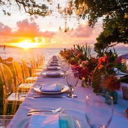 Lin Lin AngelaNelsonPhotography VibrantKukahikoEstateWedding0050 big - Pink skies and a pink dress at this glowing beach wedding in Maui Pink skies and a pink dress at this glowing Maui beach wedding