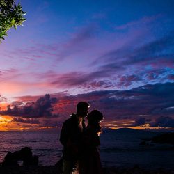 Lin Lin AngelaNelsonPhotography VibrantKukahikoEstateWedding0051 big - Pink skies and a pink dress at this glowing beach wedding in Maui Pink skies and a pink dress at this glowing Maui beach wedding