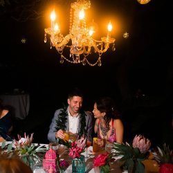 Lin Lin AngelaNelsonPhotography VibrantKukahikoEstateWedding0056 big - Pink skies and a pink dress at this glowing beach wedding in Maui Pink skies and a pink dress at this glowing Maui beach wedding