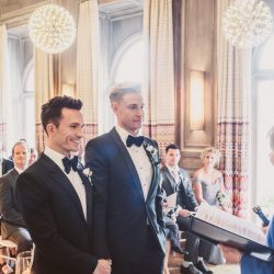 TravisRemy 0157 lo - Two stunning grooms at this Cowley Manor wedding Get ready to weep at the emotional speeches from these two stunning grooms