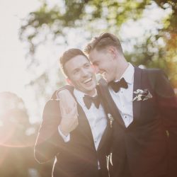 TravisRemy 0468 lo - Two stunning grooms at this Cowley Manor wedding Get ready to weep at the emotional speeches from these two stunning grooms