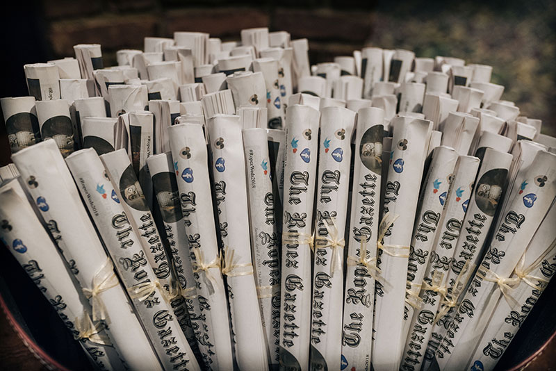 Travel through Tatooine, Middle Earth, Westeros & more at this pop culture travel-themed wedding (with April Fools pranks!) 