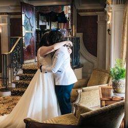 b01firstlook8 - Travel through Tatooine, Middle Earth, Westeros & more at this pop culture travel-themed wedding (with April Fools pranks!) Travel through Tatooine, Middle Earth, Westeros & more at this pop culture travel-themed wedding (with April Fools pranks!)