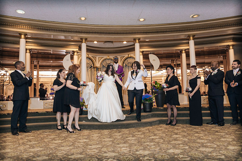 Travel through Tatooine, Middle Earth, Westeros & more at this pop culture travel-themed wedding (with April Fools pranks!) 