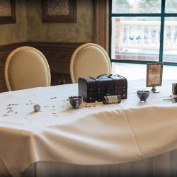 d08bridaltable - Travel through Tatooine, Middle Earth, Westeros & more at this pop culture travel-themed wedding (with April Fools pranks!) Travel through Tatooine, Middle Earth, Westeros & more at this pop culture travel-themed wedding (with April Fools pranks!)