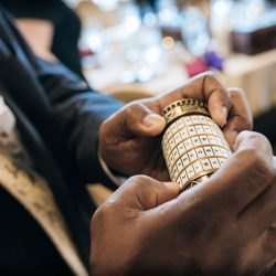 e03escapeinaction6 - Travel through Tatooine, Middle Earth, Westeros & more at this pop culture travel-themed wedding (with April Fools pranks!) Travel through Tatooine, Middle Earth, Westeros & more at this pop culture travel-themed wedding (with April Fools pranks!)