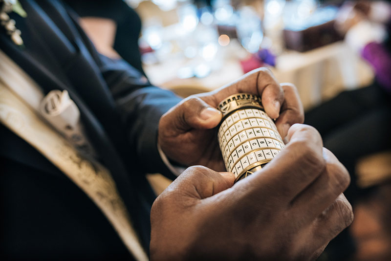 Travel through Tatooine, Middle Earth, Westeros & more at this pop culture travel-themed wedding (with April Fools pranks!) 