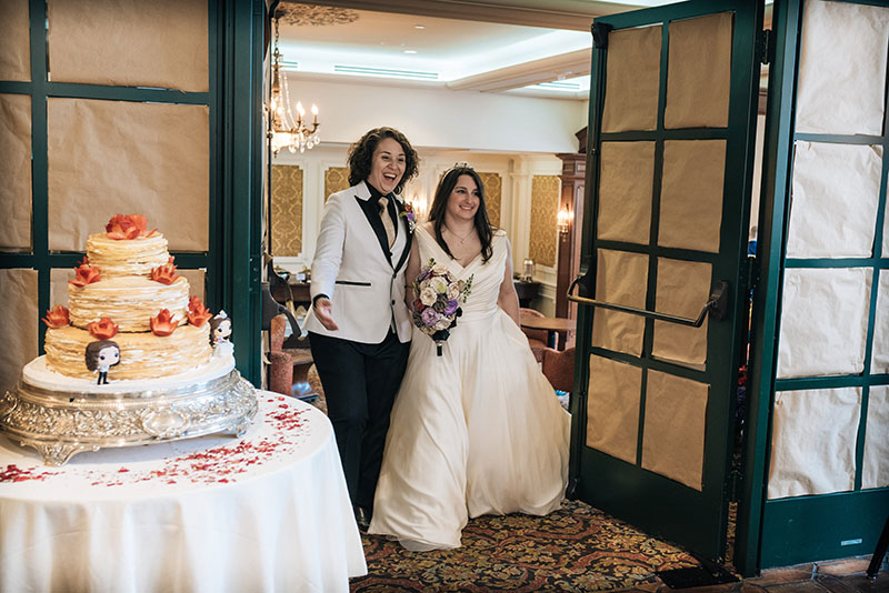 Travel through Tatooine, Middle Earth, Westeros & more at this pop culture travel-themed wedding (with April Fools pranks!) 