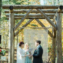 282 - A little bit retro, a little bit punk: this woodsy Maine wedding has it all A little bit retro, a little bit punk: this woodsy Maine wedding was all them