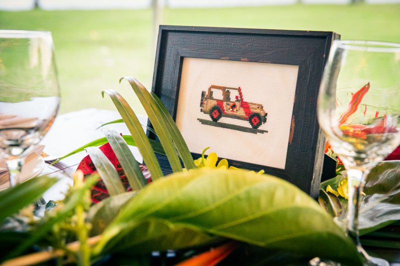 Two film lovers had a Hawaiian Jurassic Park wedding at the REAL film location