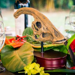 Two film lovers had a Hawaiian Jurassic Park wedding at the REAL film location