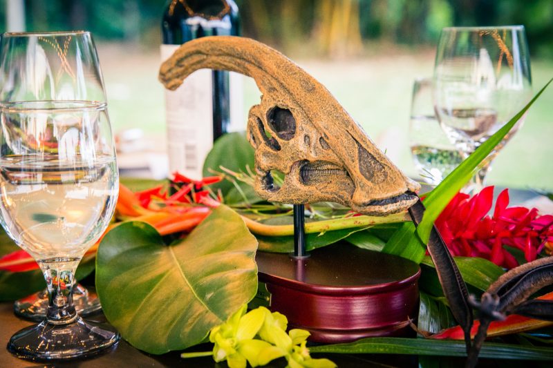Two film lovers had a Hawaiian Jurassic Park wedding at the REAL film location