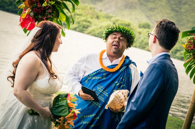 Two film lovers had a Hawaiian Jurassic Park wedding at the REAL film location