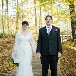 377 - A little bit retro, a little bit punk: this woodsy Maine wedding has it all A little bit retro, a little bit punk: this woodsy wedding was all them