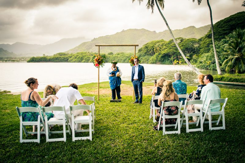 Two film lovers had a Hawaiian Jurassic Park wedding at the REAL film location