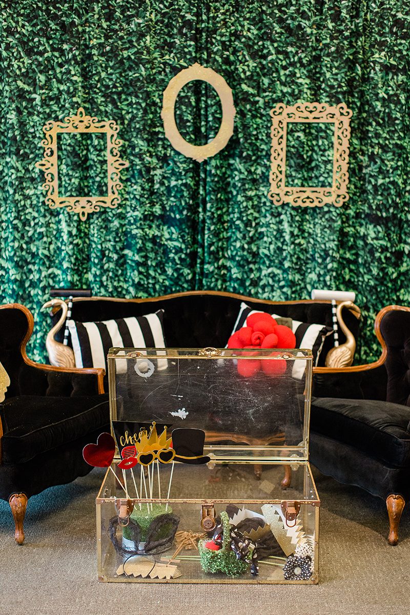 Huge flowers, toadstools, & tea at this whimsical Alice in Wonderland wedding