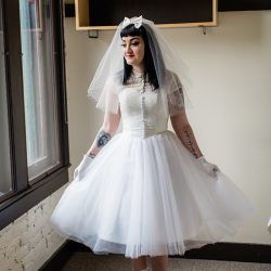 Huge flowers, toadstools, & tea at this whimsical Alice in Wonderland wedding