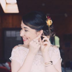 These two ladies had a dreamy fall farm wedding in the Catskills