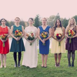 These two ladies had a dreamy fall wedding in the Catskills