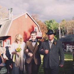 These two ladies had a dreamy fall wedding in the Catskills