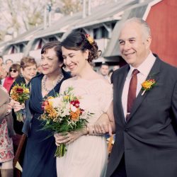 These two ladies had a dreamy fall wedding in the Catskills