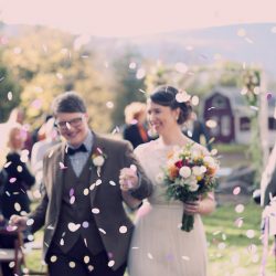 These two ladies had a Catskills wedding