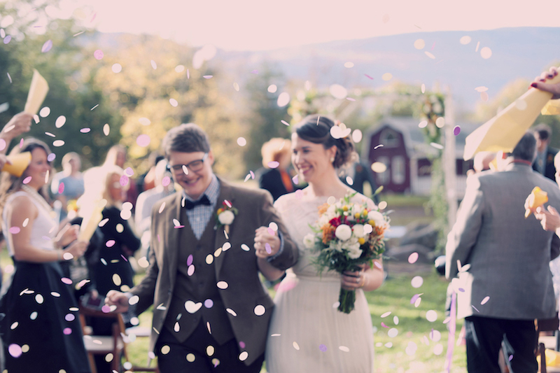 These two ladies had a Catskills wedding
