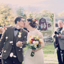 These two ladies had a Catskills wedding