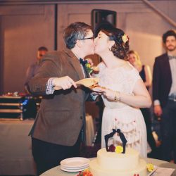 These two ladies had a Catskills wedding
