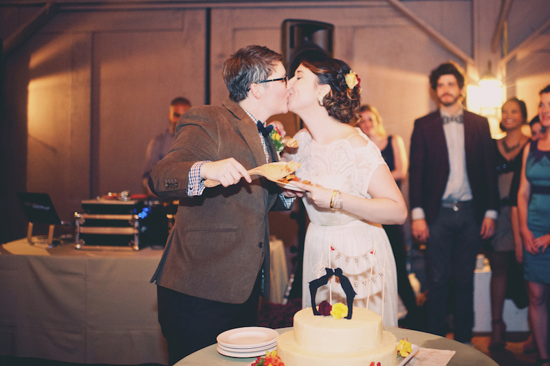 These two ladies had a Catskills wedding