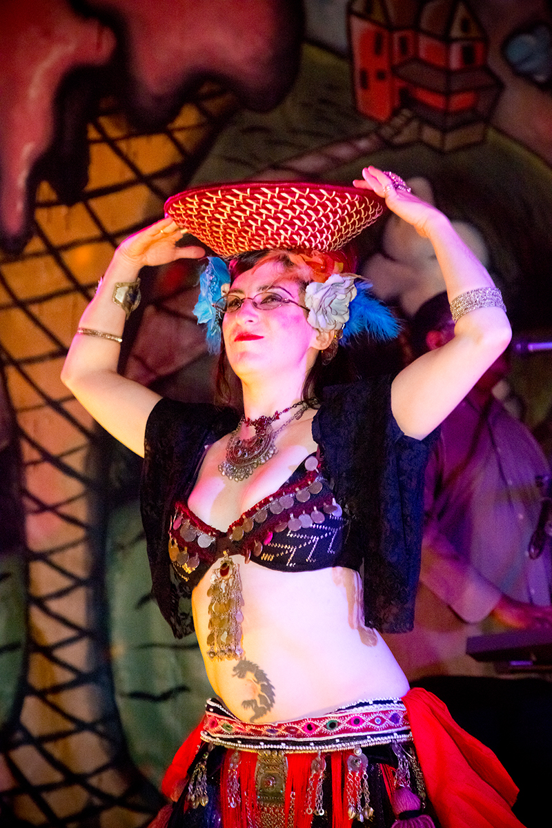 A fantastical villainous Candyland sideshow music fest wedding