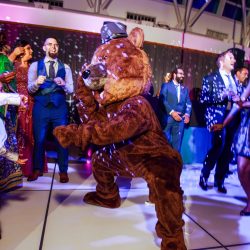 alex glenn 1139 1 - Constellations, a dragon cake, and BEARS at this Chicago planetarium wedding Constellations, a dragon cake, and BEARS at this planetarium wedding in Chicago