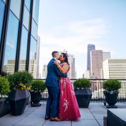 alex glenn 257 - Constellations, a dragon cake, and BEARS at this Chicago planetarium wedding Constellations, a dragon cake, and BEARS at this Chicago planetarium wedding