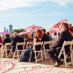 alex glenn 447 - Constellations, a dragon cake, and BEARS at this Chicago planetarium wedding Constellations, a dragon cake, and BEARS at this Chicago planetarium wedding