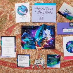 alex glenn 53 - Constellations, a dragon cake, and BEARS at this Chicago planetarium wedding Constellations, a dragon cake, and BEARS at this Chicago planetarium wedding