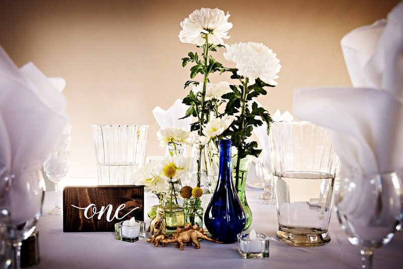 With golden dinos and The Simpsons, these two major cuties get wedded