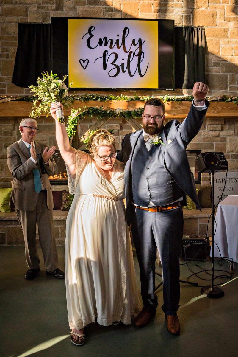 With golden dinos and The Simpsons, these two major cuties get wedded