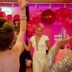 1W8A2340 - Unicorns & pink everything at this sparkly, over-the-top disco party wedding Unicorns & pink everything at this sparkly, over-the-top disco party wedding