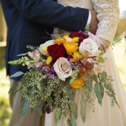 A casually elegant BBQ wedding in their own backyard