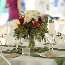 A casually elegant BBQ wedding in their own backyard
