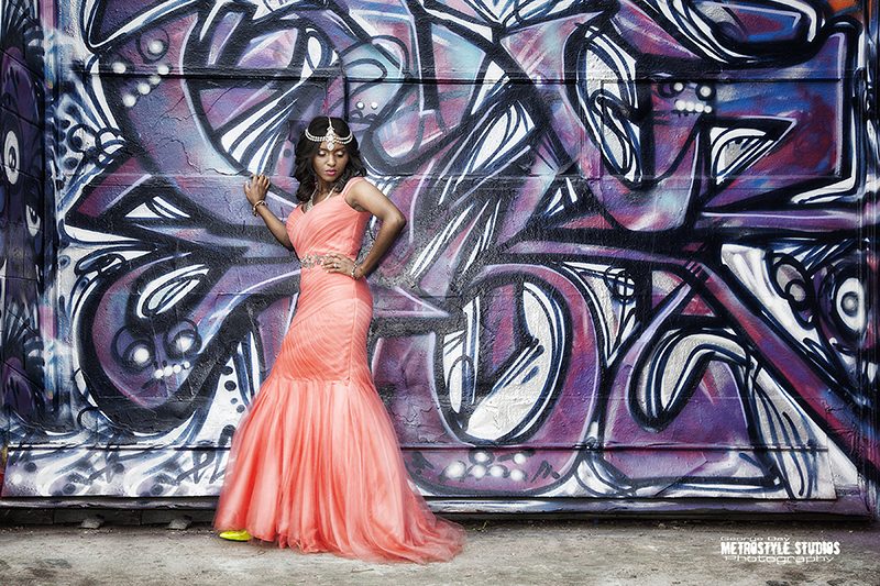 We're deep-diving into this bride's last-minute dress swap for a coral prom dress